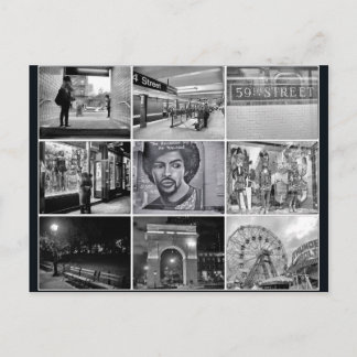Postal Colagem do Cartão de Posto de Nova Iorque