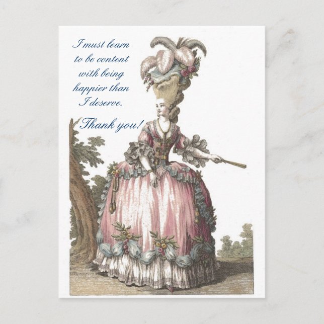 Postal Conteúdo ~Obrigado Postar Cartão (Frente)