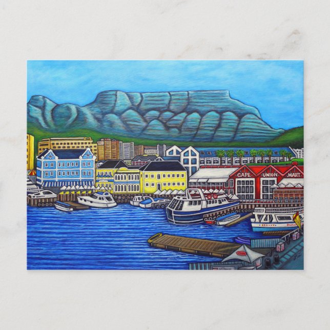 Postal Cores do Cartão de Posto Cidade do Cabo (Frente)