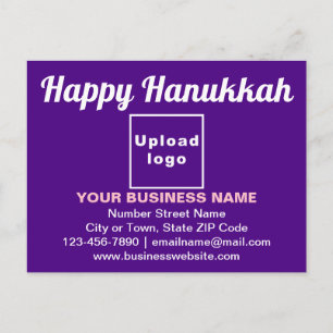 Postal Cumprimentos de Hanukkah Empresariais em Cartão Po
