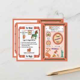 Postal Cuprum - Cartão de Jogo Unicorn Corno de Cobre