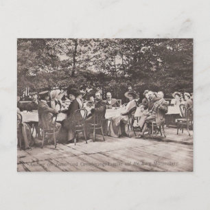 Postal Czare da Família da Rússia & Reais Hesse Cartão Po