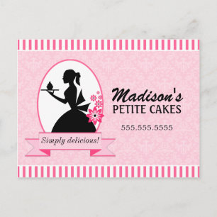 Postal De Convite Cartão do promocional do negócio da padaria