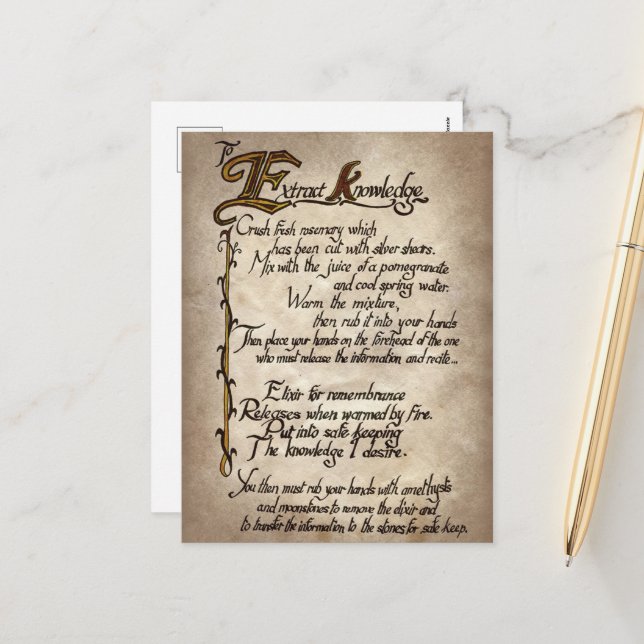 Postal De Festividades bruxas assustadoras feitiço Dia das Bruxas cartão  (Frente/Verso In Situ)