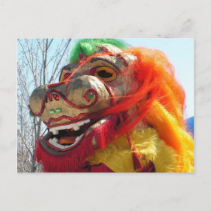 Postal De Festividades Cartão chinês do ano novo