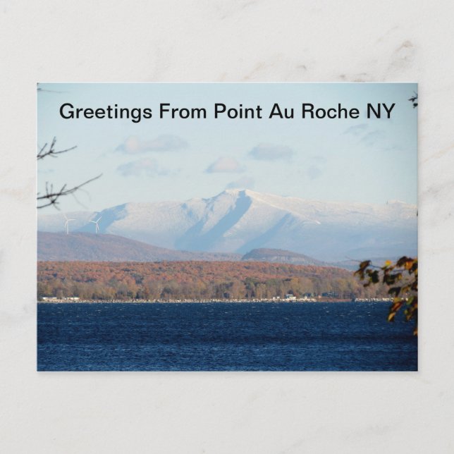 Postal De Festividades Cartão da foto do Adirondacks (NY) (Frente)