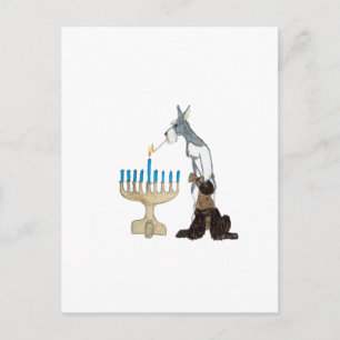 Postal De Festividades cartão do chanukah (Hanukkah)