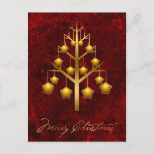Postal De Festividades Cartão do cumprimento do Natal