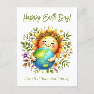 Postal De Festividades Cartão do Dia da Terra