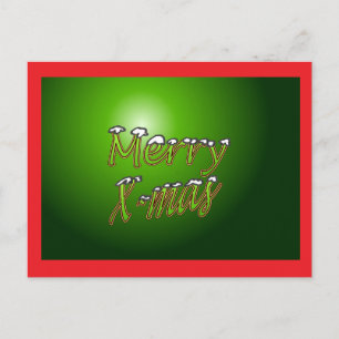 Postal De Festividades Cartão do Feliz Natal