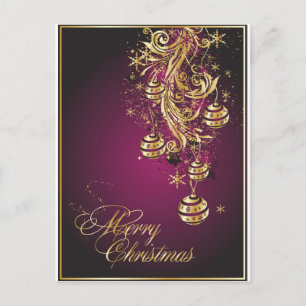 Postal De Festividades Cartão do Feliz Natal