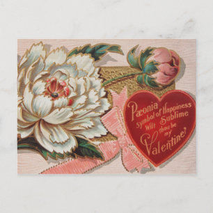Postal De Festividades Cartão dos namorados do vintage