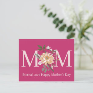 Postal De Festividades Cartão Feliz Dia das Mães, Dia das Mães para Impri