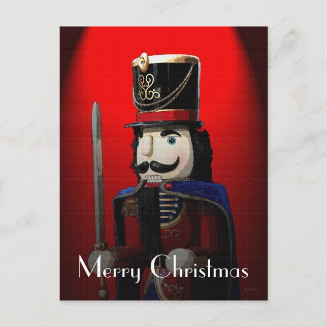 Postal De Festividades Cartão geral do Nutcracker (Frente)
