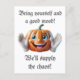 Postal De Festividades Cartão Helloween