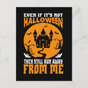 Postal De Festividades Engraçado Mesmo Se Não For Halloween Cartão Posta