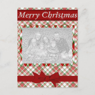 Postal De Festividades Feliz Natal - Cartão com fotos da família