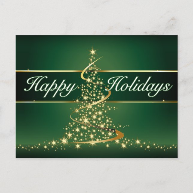 Postal De Festividades Incandescer ilumina boas festas o cartão (Frente)