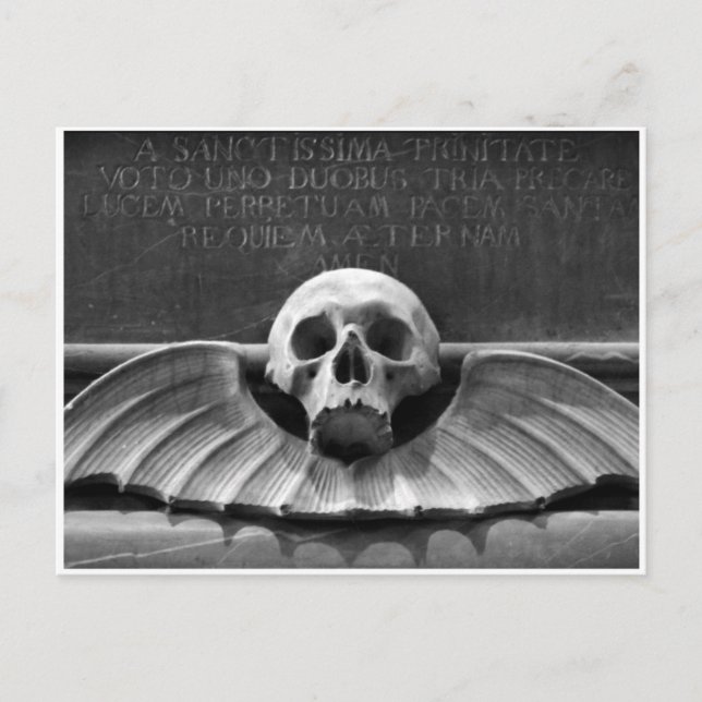 Postal Deathhead, cartão do gabinete (Frente)