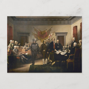 Postal Declaração De Independência Do Cartão De Gás