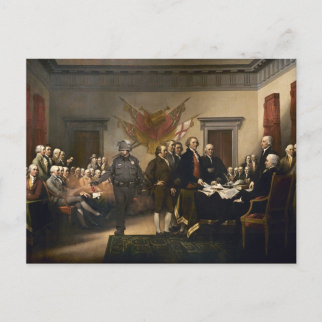 Postal Declaração De Independência Do Cartão De Gás (Frente)