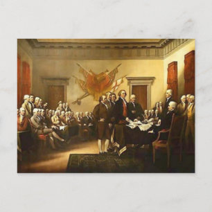 Postal Declaração de Independência por Trumbull Cartão Po