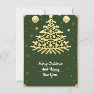 Postal Design de cartão de Natal elegante