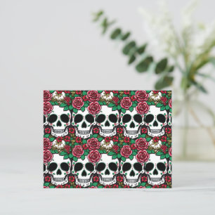 Postal Dia do Cartão de Posto Morto - Halloween