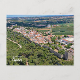 Postal Dias dos Cavaleiros - Obidos Portugal Cartão posta