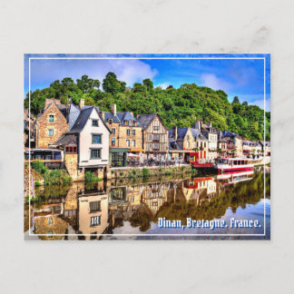 Postal Dinan, Cotes-d'Armor, Bretagne. França. Cartão Pos