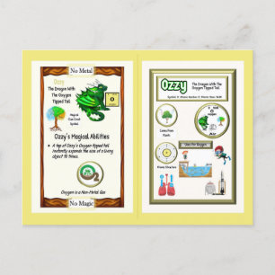 Postal Dragão Periódico de Mesa - Cartão Oxigênio