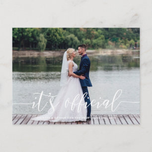 Postal É o Cartão Oficial de Anúncio de Casamento