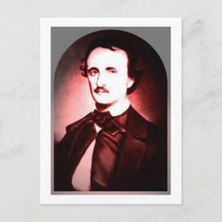 Postal Edgar Allan Poe - Cartão de posto um