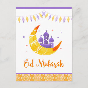 Postal Eid Mubarak, cartão Ramadan