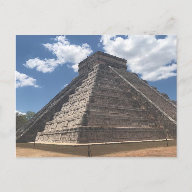 Postal El Castillo - Chichen Itza, México nº 3 Cartão pos (Frente)