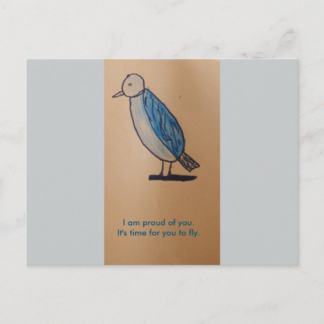 Postal Encorajamento de cartão postado (Frente)