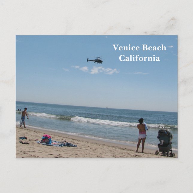 Postal Então Belo Cartão de Venice Beach! (Frente)