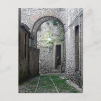 Postal Entrada no cartão de Erice Sicília