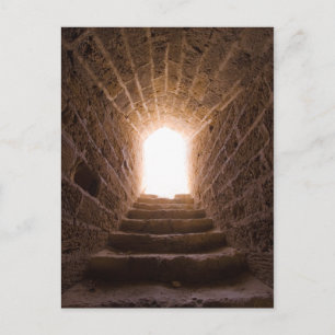 Postal Escadaria aos cartão do céu