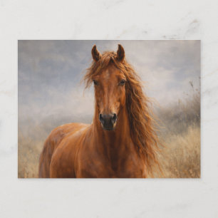 Postal Espírito de Cobre   Cavalo Castanho   Cartão Posta
