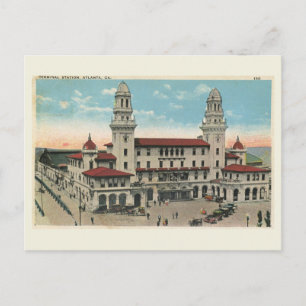 Postal Estação de Trem Terminal, Atlanta 1923 Cartão Post