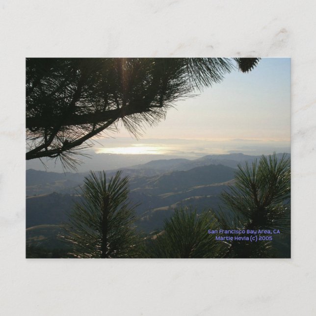 Postal Estações da Califórnia - SF Bay Area - Cartão post (Frente)