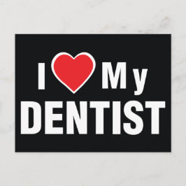Postal Eu Amo O Meu Cartão Dentista