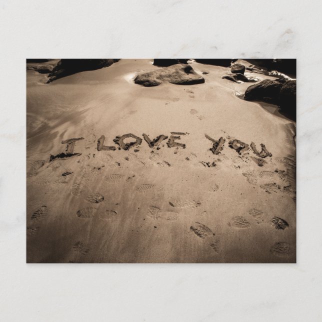 Postal EU TE AMO Cartão (Frente)