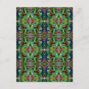 Postal Faces no Cartão Noturno