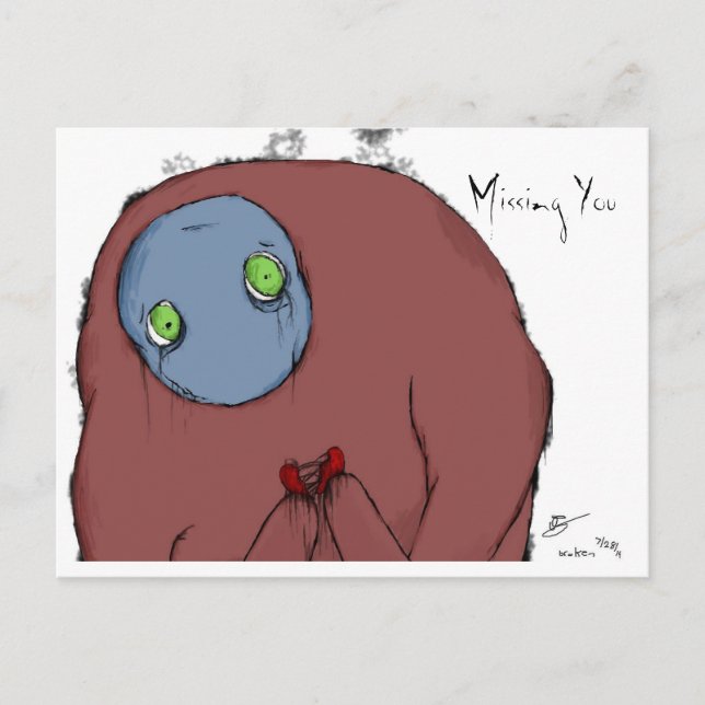 Postal Falta o Cartão de Posto (Frente)