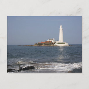 Postal Farol da rua Mary, Cartão de Posto Whitley Bay