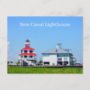 Postal Farol do Novo Canal Nova Orleans LA EUA Cartão Pos
