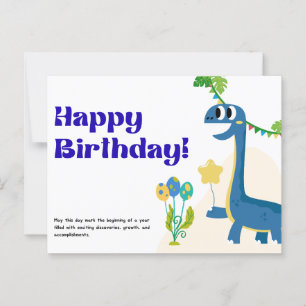Postal Feliz Cartão de Aniversário