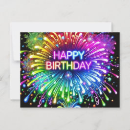Postal Feliz Cartão de Aniversário